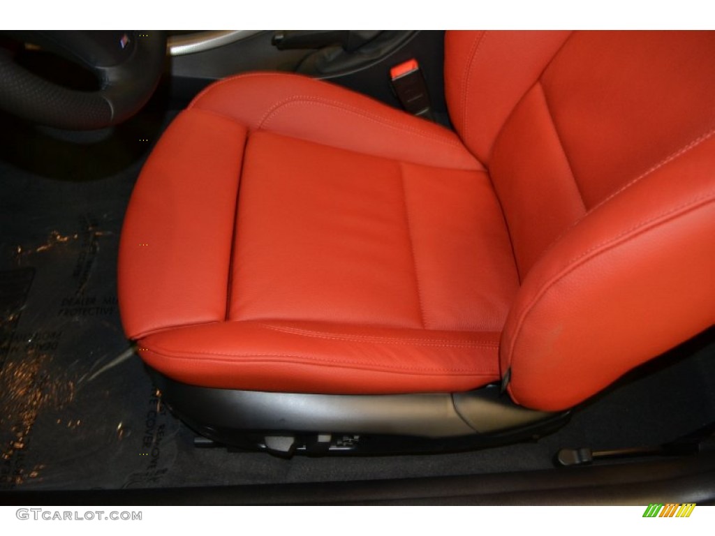 2011 3 Series 328i Coupe - Alpine White / Coral Red/Black Dakota Leather photo #12
