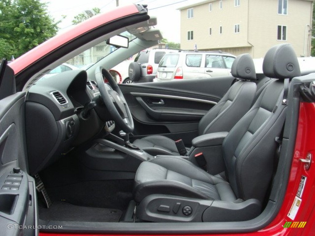 Titan Black Interior 2007 Volkswagen Eos 2.0T Photo #50854594