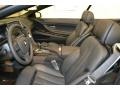 Black Nappa Leather Interior Photo for 2012 BMW 6 Series #50855341