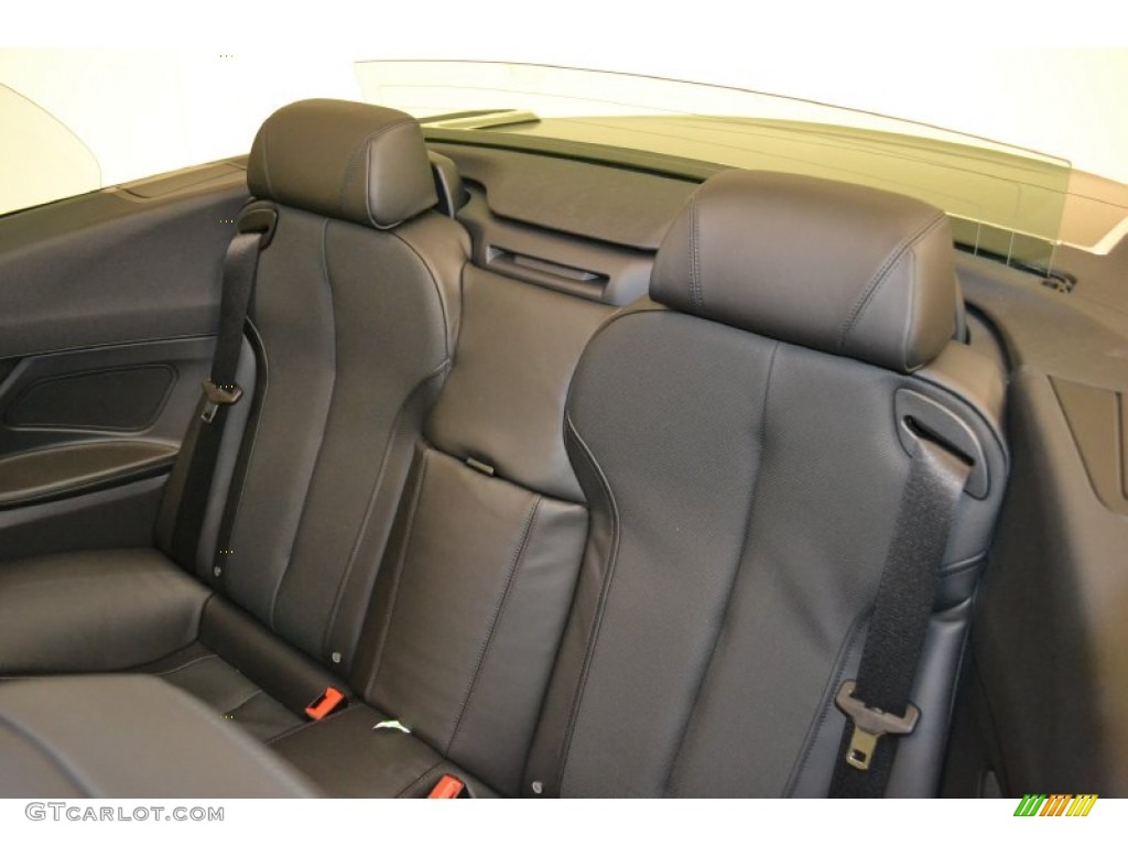 Black Nappa Leather Interior 2012 BMW 6 Series 650i Convertible Photo #50855386