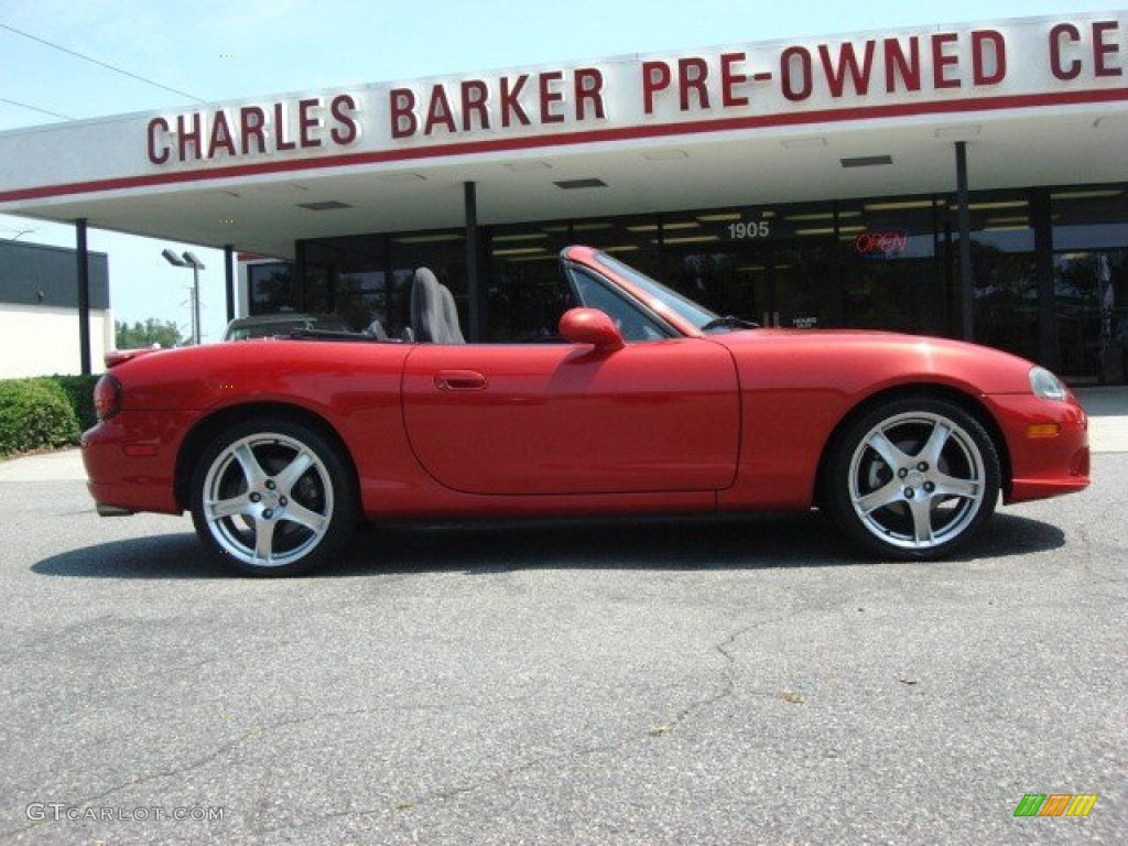 2005 MX-5 Miata MAZDASPEED Roadster - Velocity Red Mica / Black photo #3
