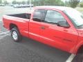 2001 Flame Red Dodge Dakota Sport Club Cab 4x4  photo #21