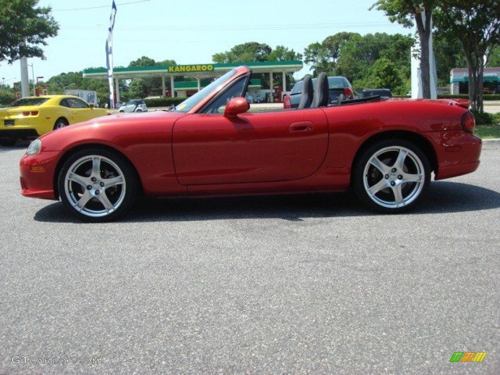 2005 MX-5 Miata MAZDASPEED Roadster - Velocity Red Mica / Black photo #6
