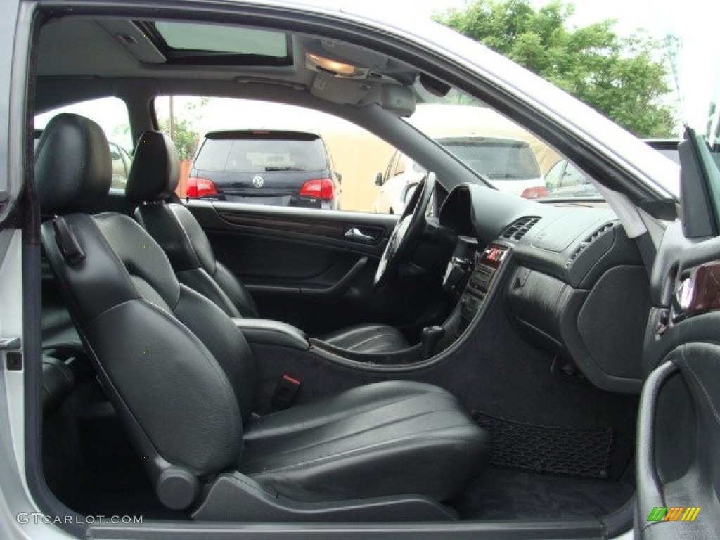 Charcoal Interior 1999 Mercedes-Benz CLK 320 Coupe Photo #50855539