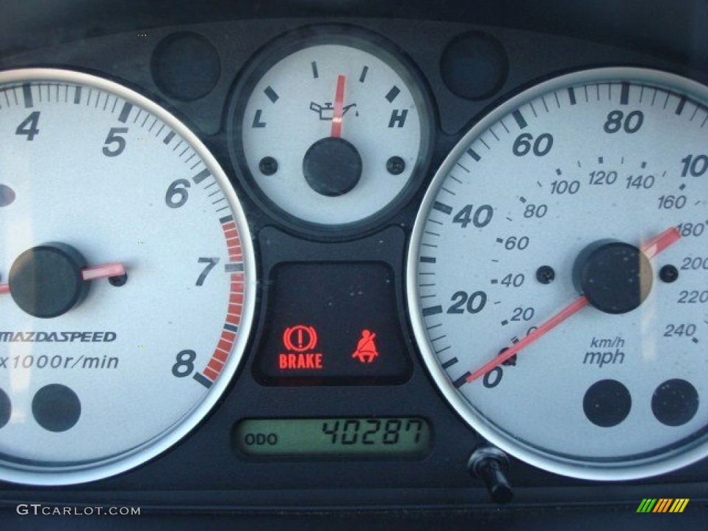 2005 MX-5 Miata MAZDASPEED Roadster - Velocity Red Mica / Black photo #12