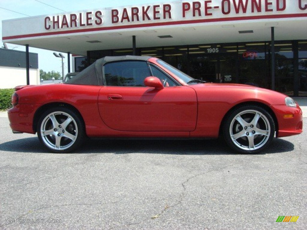 2005 MX-5 Miata MAZDASPEED Roadster - Velocity Red Mica / Black photo #22