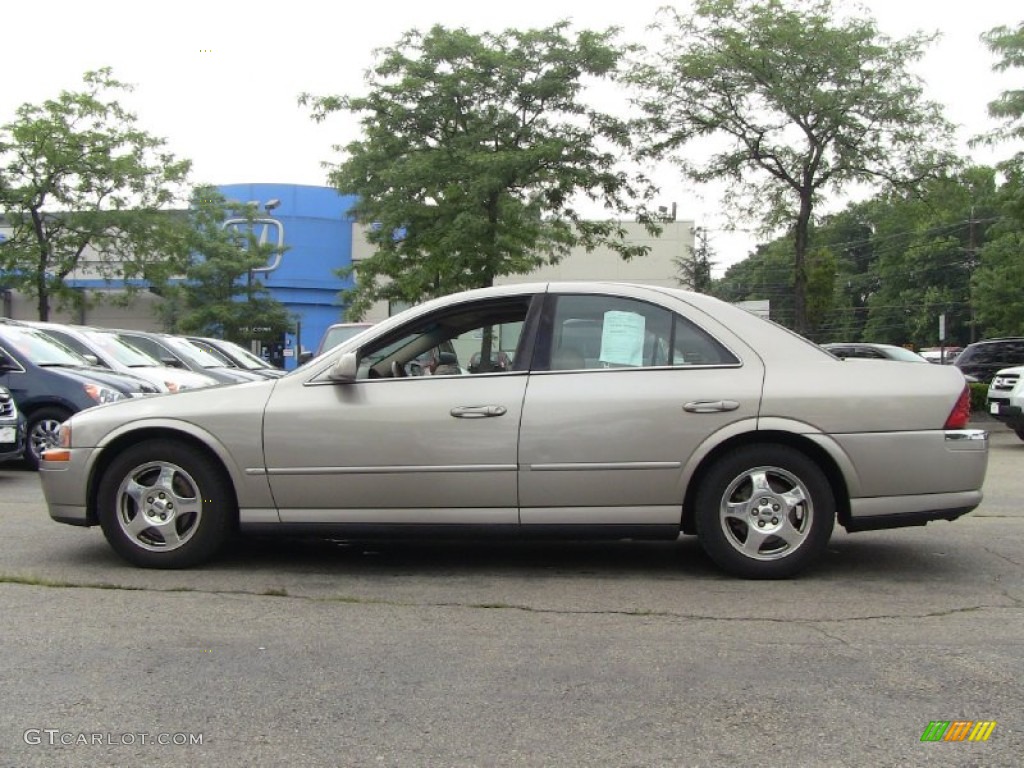 Light Parchment Gold Metallic 2000 Lincoln LS V8 Exterior Photo #50856073