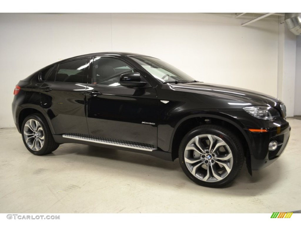 Black Sapphire Metallic 2012 BMW X6 xDrive50i Exterior Photo #50856646