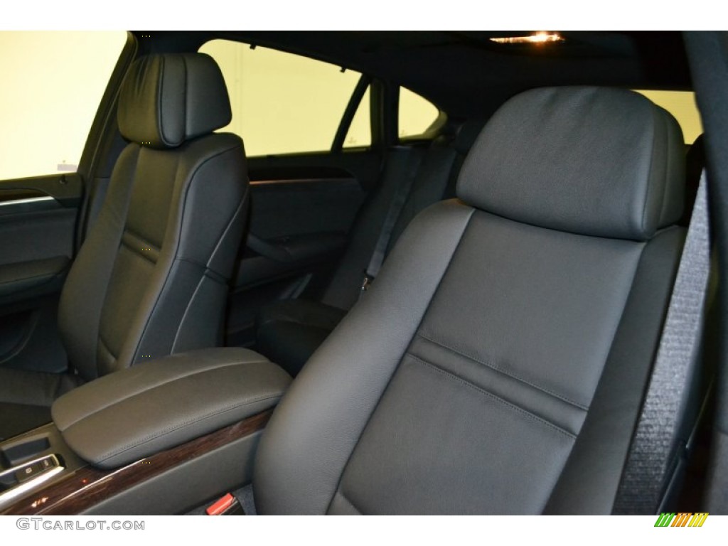 Black Interior 2012 BMW X6 xDrive50i Photo #50856775