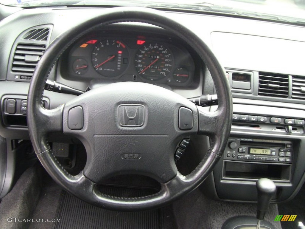 2001 Honda Prelude Standard Prelude Model Black Steering Wheel Photo #50857588