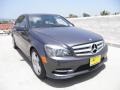 2011 Steel Grey Metallic Mercedes-Benz C 300 Sport  photo #1