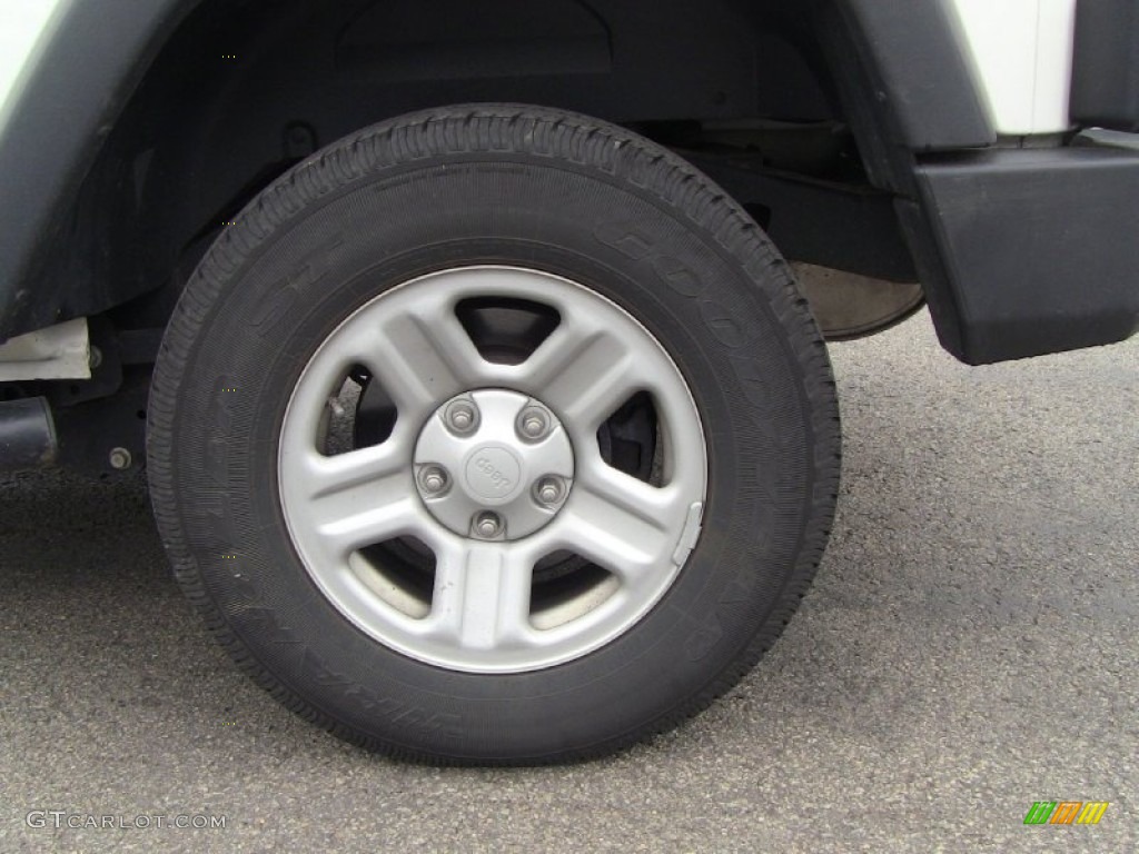 2009 Wrangler X 4x4 - Stone White / Dark Slate Gray/Medium Slate Gray photo #2