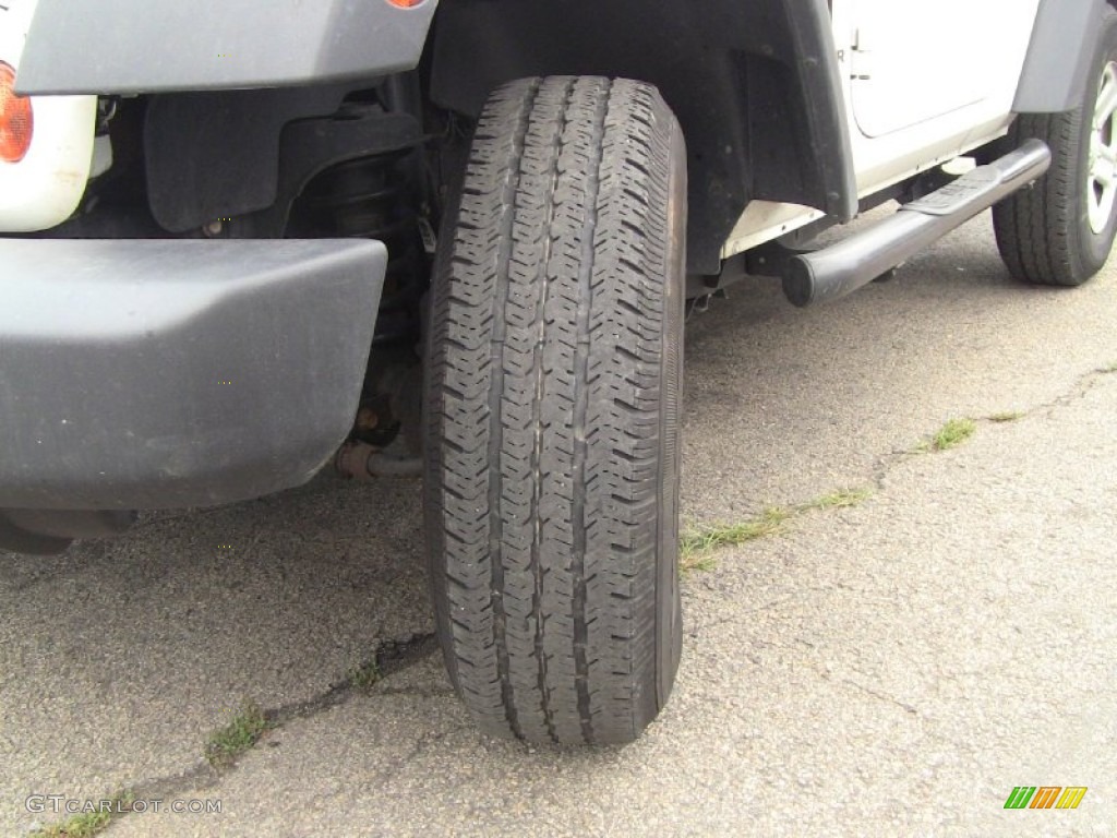 2009 Wrangler X 4x4 - Stone White / Dark Slate Gray/Medium Slate Gray photo #3