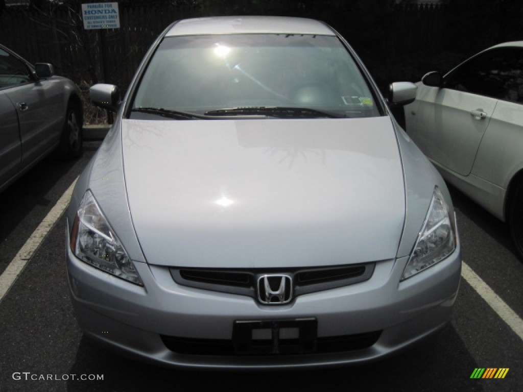 2003 Accord LX V6 Sedan - Satin Silver Metallic / Black photo #4