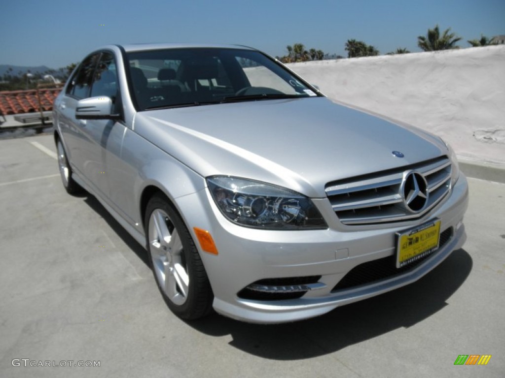 2011 C 300 Sport - Iridium Silver Metallic / Black photo #1