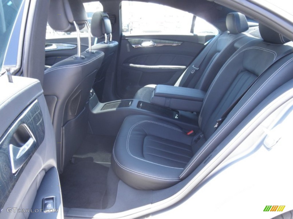 Black Interior 2012 Mercedes-Benz CLS 550 Coupe Photo #50859619