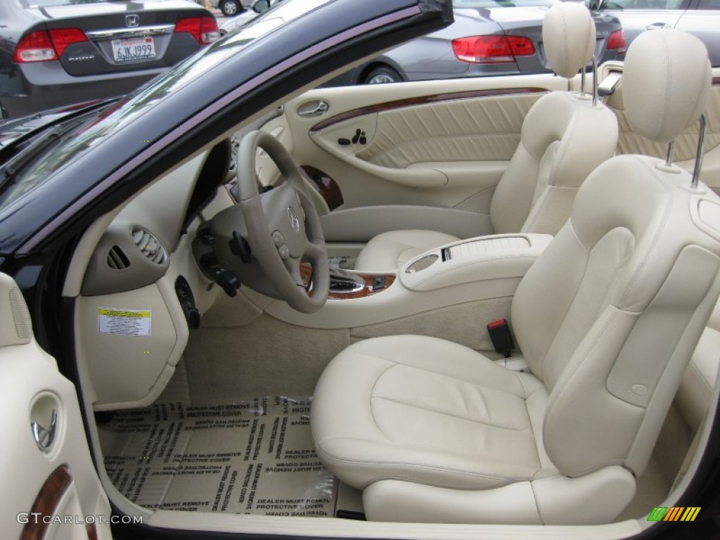 Stone Interior 2007 Mercedes-Benz CLK 550 Cabriolet Photo #50859868