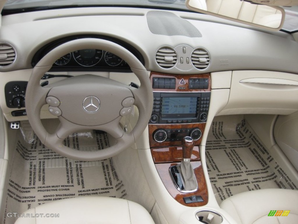 2007 Mercedes-Benz CLK 550 Cabriolet Stone Dashboard Photo #50859903