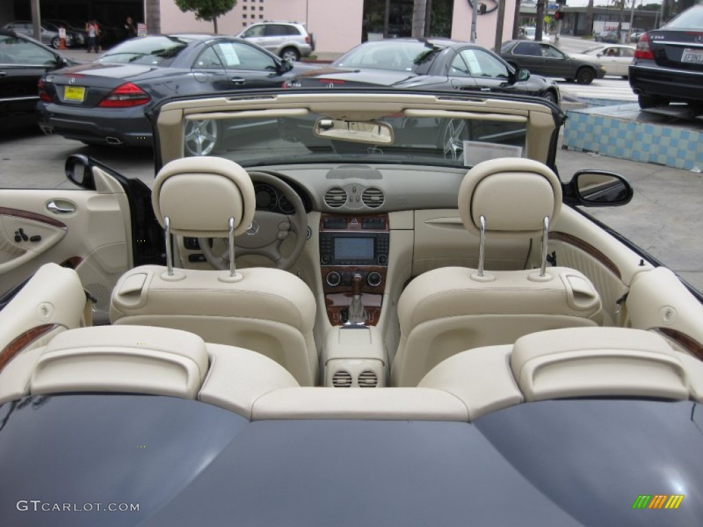 Stone Interior 2007 Mercedes-Benz CLK 550 Cabriolet Photo #50859916