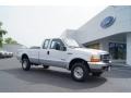 1999 Oxford White Ford F250 Super Duty XLT Extended Cab 4x4  photo #1