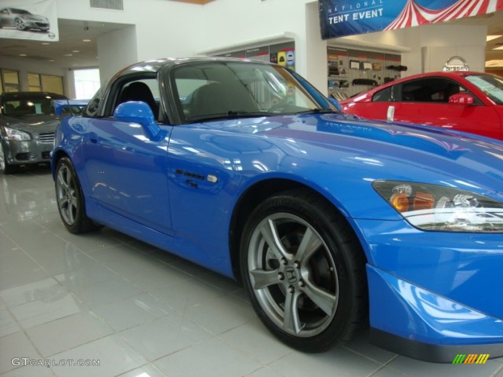 2008 S2000 CR Roadster - Apex Blue Pearl / Black/Yellow photo #10