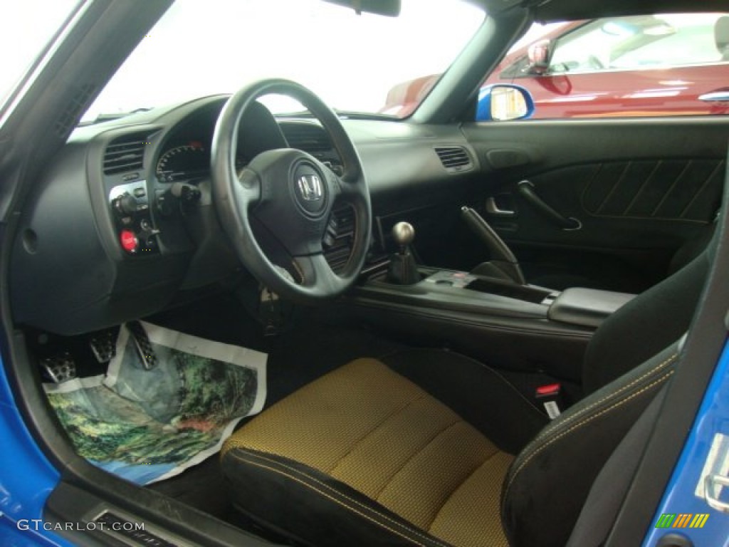 Black/Yellow Interior 2008 Honda S2000 CR Roadster Photo #50861626