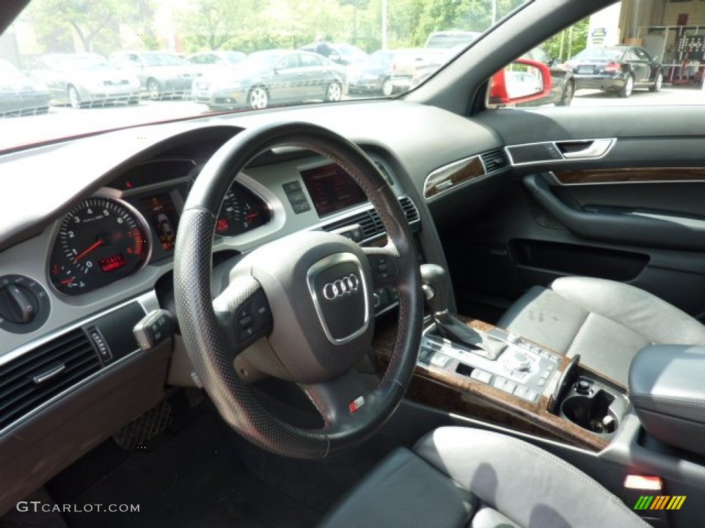 2008 A6 3.2 quattro Sedan - Misano Red Pearl Effect / Black photo #15