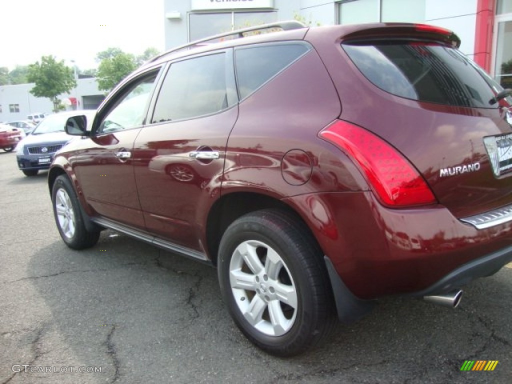 2007 Murano S AWD - Merlot Pearl / Charcoal photo #4