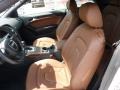 Cinnamon Brown 2010 Audi A5 2.0T Cabriolet Interior Color
