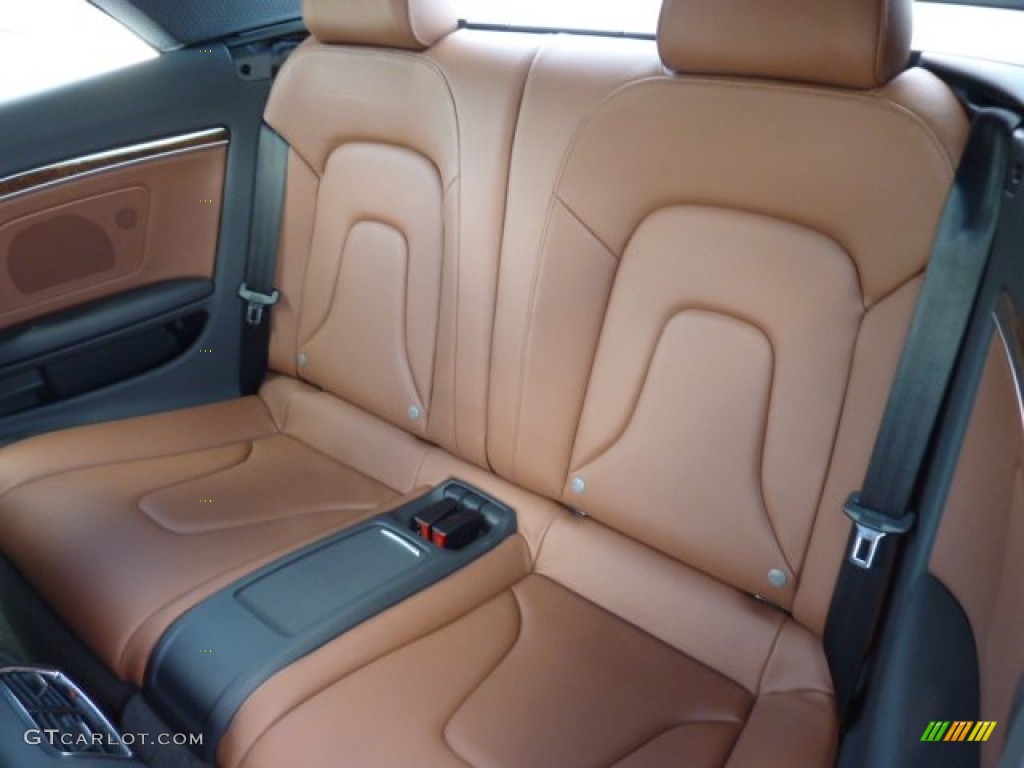 Cinnamon Brown Interior 2010 Audi A5 2.0T Cabriolet Photo #50862061