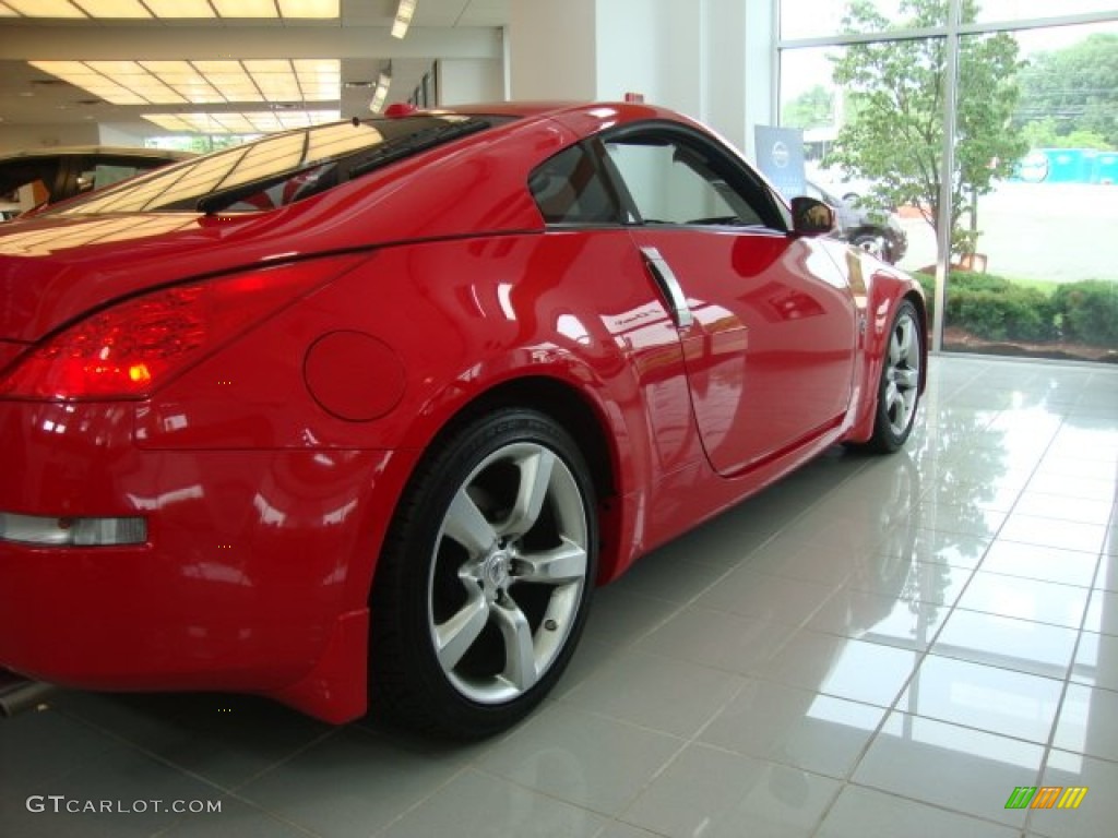 2008 350Z Touring Coupe - Nogaro Red / Charcoal photo #10