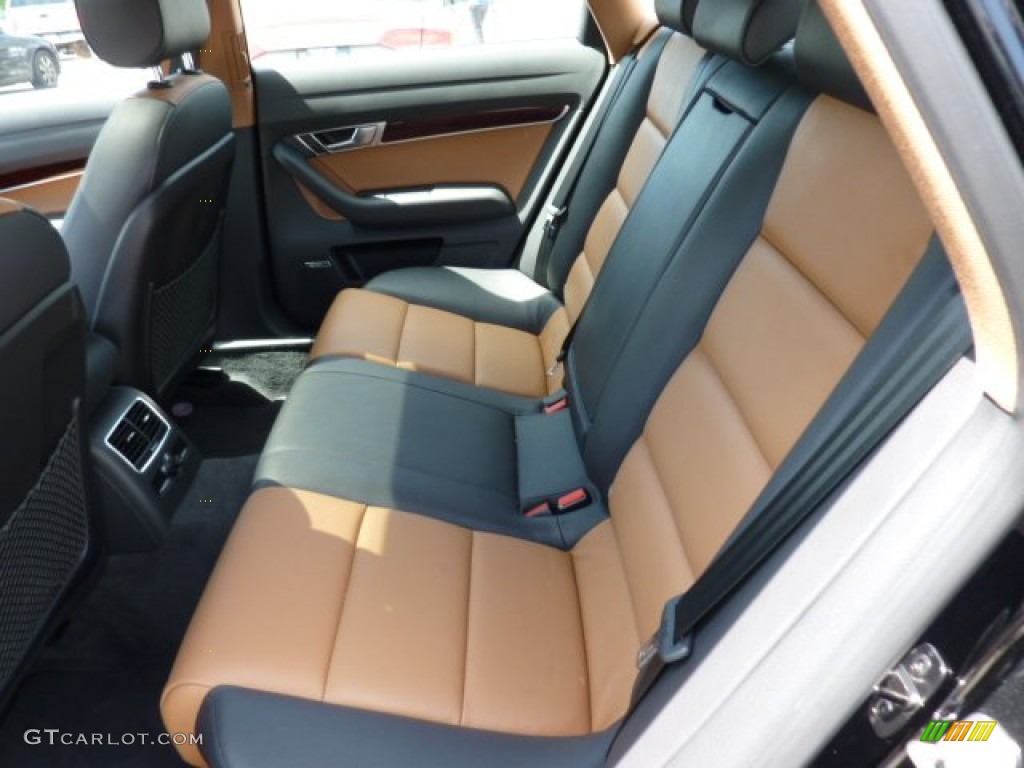 Amaretto/Black Interior 2010 Audi A6 3.0 TFSI quattro Sedan Photo #50862500