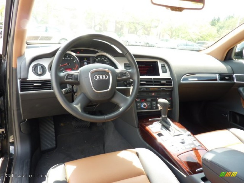 2010 Audi A6 3.0 TFSI quattro Sedan Amaretto/Black Dashboard Photo #50862514