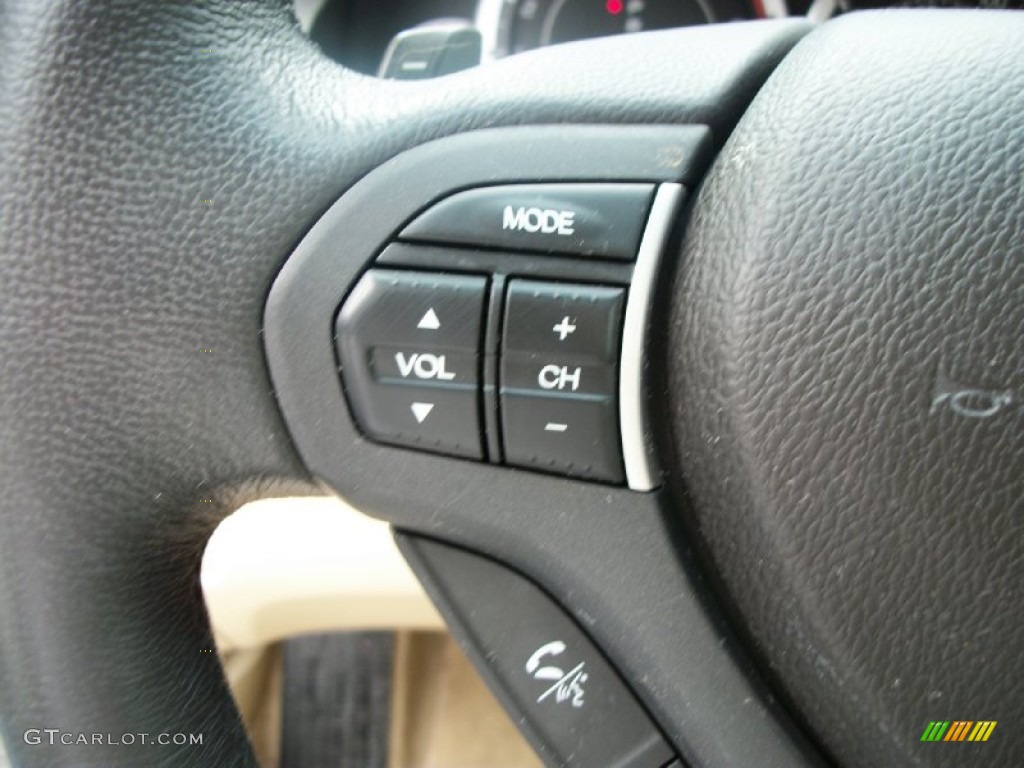 2009 TSX Sedan - Crystal Black Pearl / Parchment photo #17