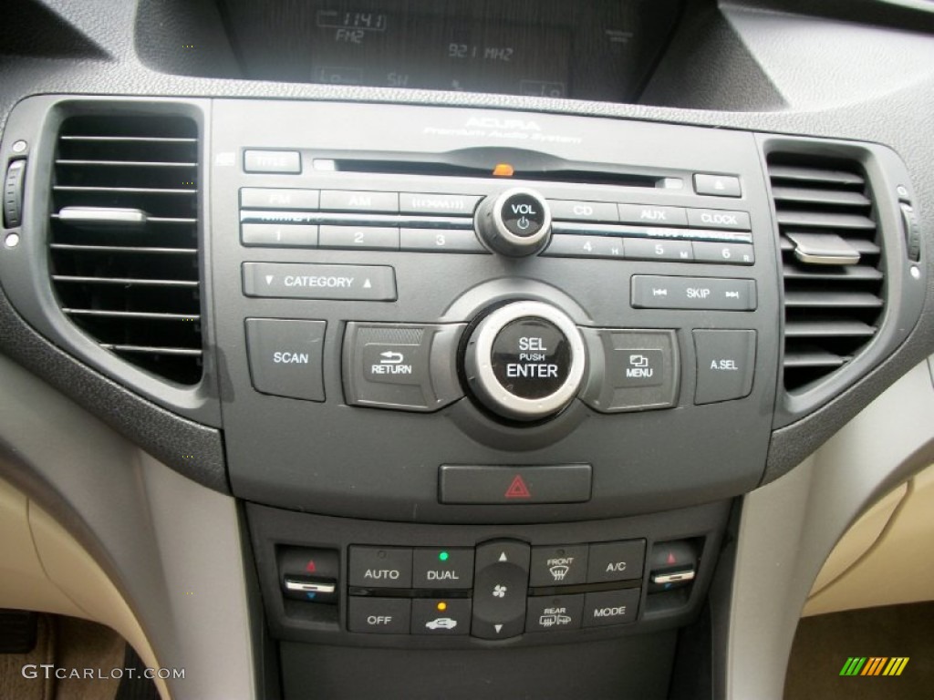 2009 TSX Sedan - Crystal Black Pearl / Parchment photo #20