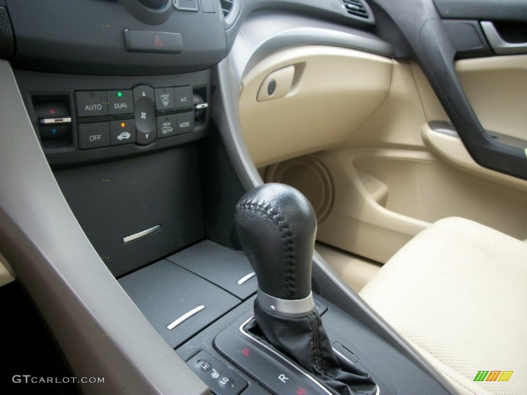 2009 TSX Sedan - Crystal Black Pearl / Parchment photo #21