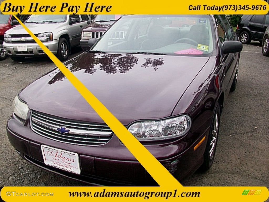 2000 Malibu Sedan - Dark Cherry Metallic / Neutral photo #1