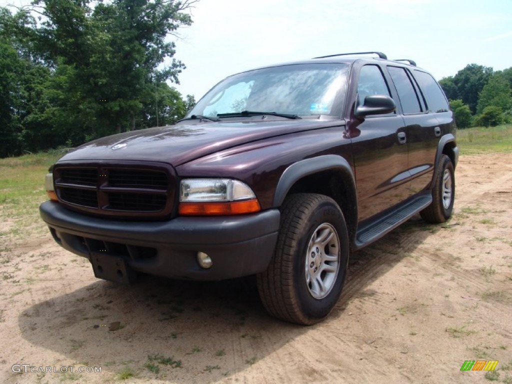 2003 Durango SXT 4x4 - Deep Molten Red Pearlcoat / Dark Slate Gray photo #1