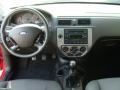 Charcoal/Charcoal 2006 Ford Focus ZX3 SE Hatchback Dashboard