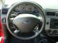 2006 Ford Focus Charcoal/Charcoal Interior Steering Wheel Photo