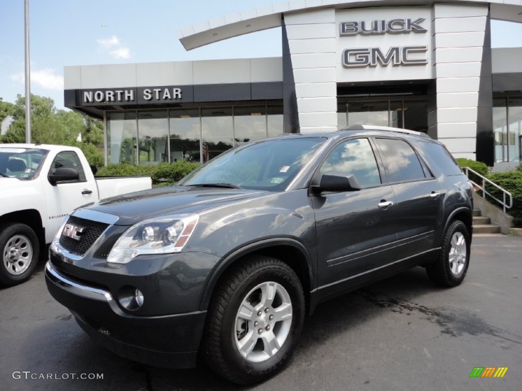 2011 Acadia SLE AWD - Cyber Gray Metallic / Ebony photo #1