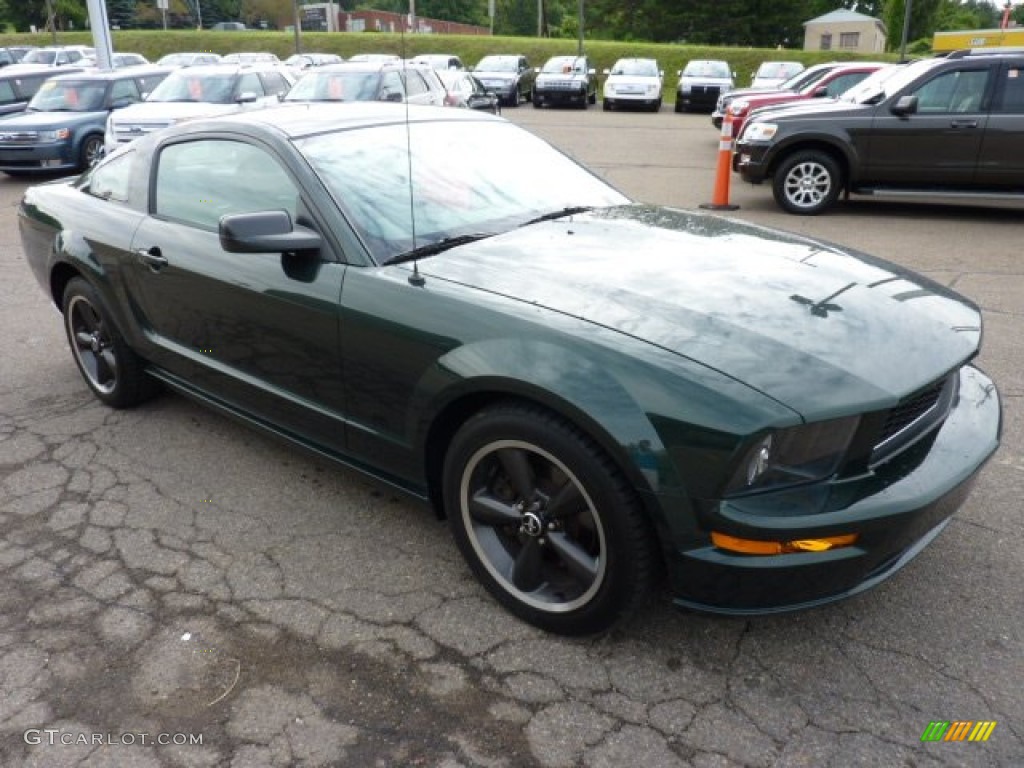 Highland Green Metallic 2008 Ford Mustang Bullitt Coupe Exterior Photo #50866882