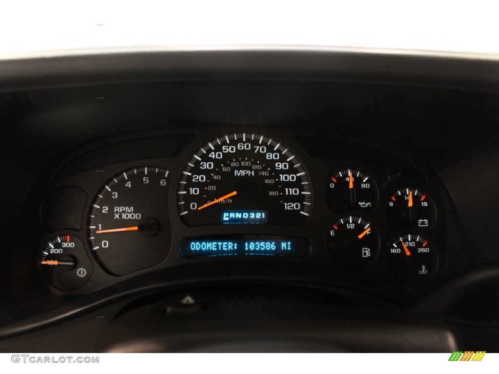 2003 Chevrolet Silverado 1500 LS Crew Cab 4x4 Gauges Photo #50867407