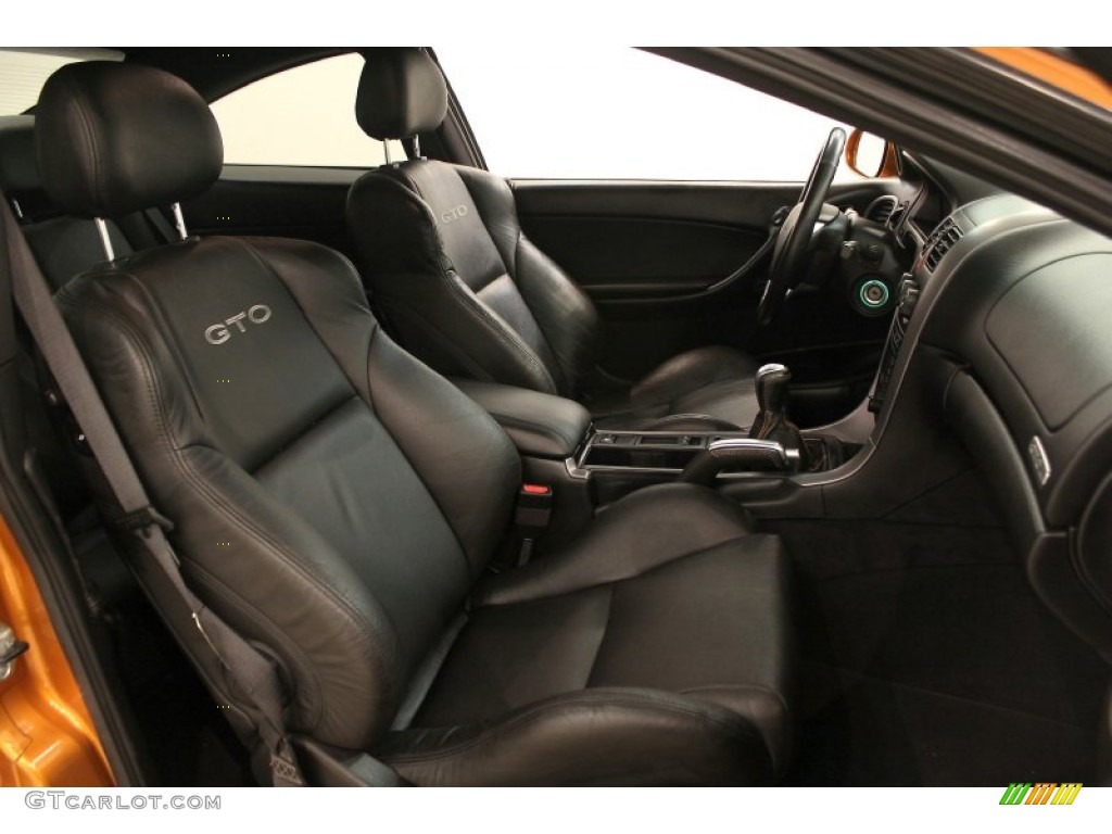 2006 GTO Coupe - Brazen Orange Metallic / Black photo #15