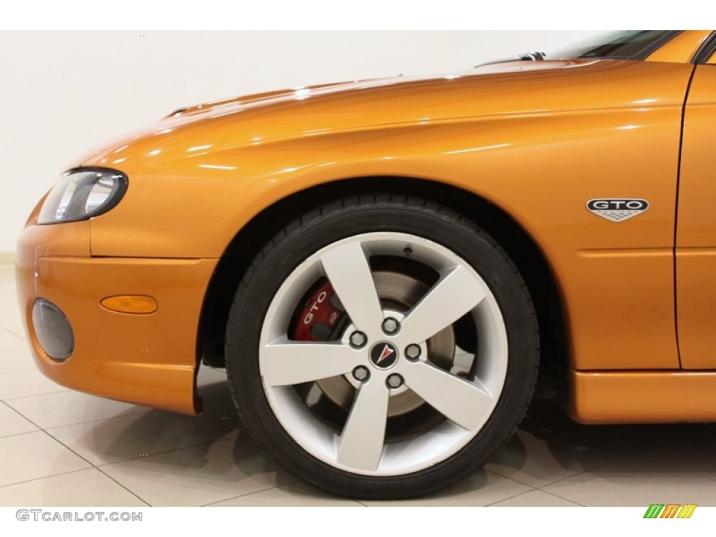 2006 GTO Coupe - Brazen Orange Metallic / Black photo #21