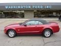 Dark Candy Apple Red - Mustang V6 Convertible Photo No. 1