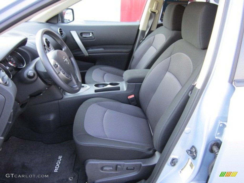 2011 Rogue SV AWD - Frosted Steel Metallic / Black photo #3