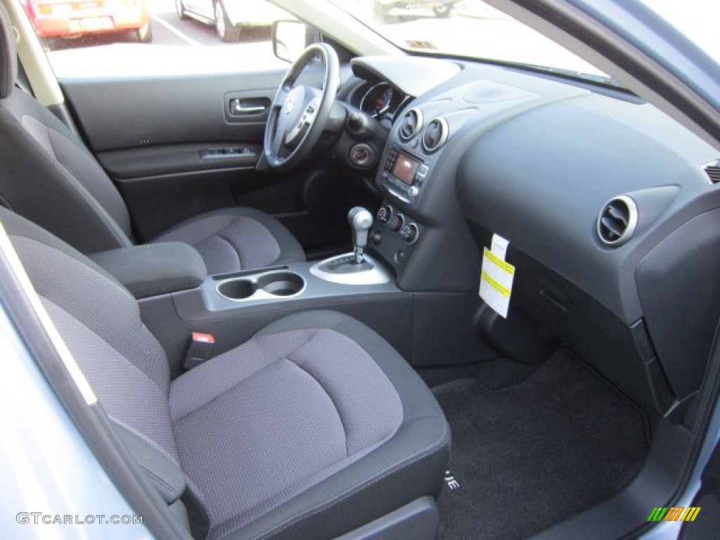 2011 Rogue SV AWD - Frosted Steel Metallic / Black photo #6