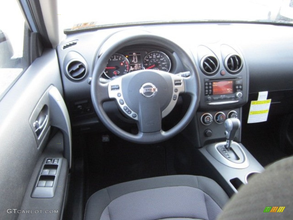 2011 Rogue SV AWD - Frosted Steel Metallic / Black photo #16