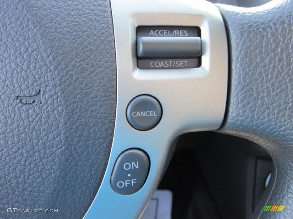 2011 Rogue SV AWD - Frosted Steel Metallic / Black photo #20